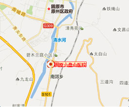 固原六盤山醫(yī)院地圖
