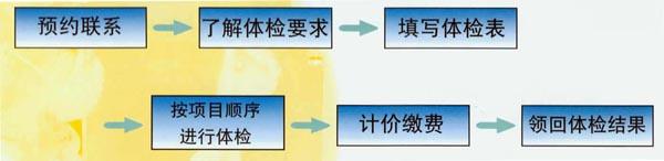 體檢流程圖